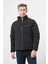 Siyah Dolumlu Hakim Yaka Slim Fit Dar Kesim Klasik Mont 1007245153 1