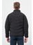 Siyah Dolumlu Hakim Yaka Slim Fit Dar Kesim Klasik Mont 1007245153 5