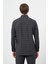 Siyah Uzun Kol Ekose Desen Gabardin Sert Yaka Cepli Pamuklu Classic Comfort Fit Gömlek 1004245169 5