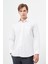 Siyah Uzun Kol Düz Bez Ayağı 041 Sert Yaka Classic Comfort Fit Gömlek 1004245323 1