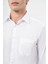 Siyah Uzun Kol Düz Bez Ayağı 041 Sert Yaka Classic Comfort Fit Gömlek 1004245323 4