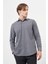 Koyu Lacivert Uzun Kol Kareli Desen Gabardin Cepsiz Pamuklu Classic Comfort Fit Gömlek 1004245166 3