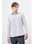 Koyu Lacivert Uzun Kol Kendinden Cepli Pamuklu Classic Comfort Fit Gömlek 1004245213 3