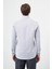 Koyu Lacivert Uzun Kol Kendinden Cepli Pamuklu Classic Comfort Fit Gömlek 1004245213 5