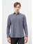 Koyu Haki Uzun Kol Ekose Desen Cepli Pamuklu Classic Comfort Fit Gömlek 1004245212 1
