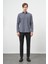 Koyu Haki Uzun Kol Ekose Desen Cepli Pamuklu Classic Comfort Fit Gömlek 1004245212 2