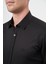Beyaz Uzun Kol Düz Bez Ayağı 032 Sert Yaka Classic Slim Fit Gömlek 1004245324 4