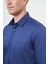 Beyaz Uzun Kol Düz Bez Ayağı 032 Sert Yaka Classic Slim Fit Gömlek 1004245324 5