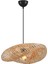 Istanbul Avize Vangu Siyah Duylu 40 cm Avize Bambu,iskandinav,bohem,rattan,modern,rustik Aydınlatma 1