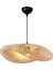 Istanbul Avize Vangu Siyah Duylu 40 cm Avize Bambu,iskandinav,bohem,rattan,modern,rustik Aydınlatma 2