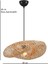 Istanbul Avize Vangu Siyah Duylu 40 cm Avize Bambu,iskandinav,bohem,rattan,modern,rustik Aydınlatma 4