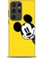 Samsung Galaxy S23 Ultra Kılıf Hd Baskılı - Sarı Mickey Mouse + 9h Nano Ekran Koruyucu 1