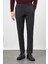 Siyah Düz Gabardin Pamuklu Yan Cep Slim Fit Casual Pantolon 1003245162 1
