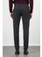 Siyah Düz Gabardin Pamuklu Yan Cep Slim Fit Casual Pantolon 1003245162 5