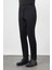 Koyu Lacivert Düz Armürlü Pamuklu Yan Cep Comfort Fit Casual Pantolon 1003245164 3