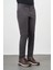 Koyu Lacivert Düz Armürlü Pamuklu Yan Cep Comfort Fit Casual Pantolon 1003245164 1