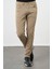 Koyu Bej Düz Gabardin Pamuklu 5 Cep Slim Fit Casual Pantolon 1003245318 2