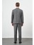 Füme Düz Flannel Mono Yaka Çift Yırtmaç 2 Düğme 4 Drop Comfort Fit Classic Takım Elbise 1001245163 5