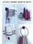 4.lü Paslanmaz Harika Banyo Set 1