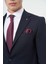 Koyu Lacivert Armürlü Mono Yaka Tam Astar Esnek 6 Drop Slim Fit Classic Takım Elbise 1001245175 4