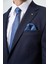 Lacivert Armürlü Mono Yaka Tam Astar Esnek 6 Drop Slim Fit Classic Takım Elbise 1001245175 4
