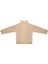 Unisex Çocuk Yakalı Fermuarlı Sweatshirt - Bej 2