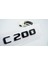 C 200 Bagaj Gri Siyah Abs Yazı Logo Benz Ile Uyumlu 1