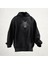Gri Kurt Tasarımlı Hoodie 1