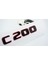 C 200 Bagaj Kırmızı Siyah Abs Yazı Logo Benz Ile Uyumlu 1