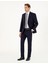 Erkek Lacivert Slim Fit %100 Yün Takım Elbise 50294275-VR033 4