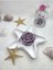 Deniz Yıldızı Biblo Yanında Gül Şeklinde Mum & Candle 2 'li Set 3