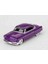 1:64 Lincoln Capri Hot Rod 1954 /pruble Metalic (7 cm Uzunluğunda Metal Araba 2