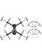 D65 X500 X30 Z6 Drone Parçaları Için 8 Pcs Koruması (Yurt Dışından) 5