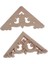 Doğal Ahşap Oyma Boyasız Çı Dekorları 6X6CM 1 (Yurt Dışından) 3