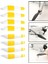 6030F Quadcopter Aksesuarları Için 8 Drone 6030 F Blade Sarı (Yurt Dışından) 3