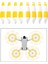 6030F Quadcopter Aksesuarları Için 8 Drone 6030 F Blade Sarı (Yurt Dışından) 4