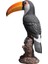Güdük Heykeli Reçine Süsleme Üzerinde Toucan (Yurt Dışından) 2