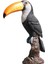 Güdük Heykeli Reçine Süsleme Üzerinde Toucan (Yurt Dışından) 3