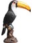 Güdük Heykeli Reçine Süsleme Üzerinde Toucan (Yurt Dışından) 4