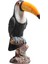 Güdük Heykeli Reçine Süsleme Üzerinde Toucan (Yurt Dışından) 5