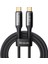 Ca -2990 240 W USB 4.0 Type C To Type C Şarj Kablosu -Siyah 1.2 M 1