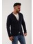 Lacivert Erkek Pamuklu Triko Blazer Ceket 2