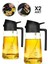 2li Çift Fonksiyonlu Cam Yağdanlık 550ML Zeytinyağı Sıvıyağ Şişesi Airfryer Sprey Yağlık Püskürtücü 1