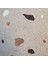 Terrazzo Desenli Lüks Bukle Kırlent Kılıfı Kahverengi 2
