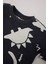 Erkek Bebek 2'li Takım Dinozor Baskılı Sweatshirt Beli Lastikli Eşofman Altı E0674A524WN 3