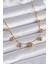 Gold Renk Top Model Kadın Kolye - EBJ241026W28674 1