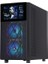 PB-P4367BB 3-Rgb Fanlı LCD Ekranlı Gamıng Mıd-Tower Pc Kasası 5