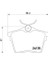 Citroen C5 Arka Fren Balatasi (2008-2015) 1.6 Hdı, 2.0 Hdı, 1.6 L Thp CM00037 2