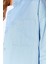 Mavi Oversize Tek Cepli Gabardin Rahat Kesim Soft Dokulu Pamuk Kadın Gömlek - 8174 4