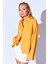 Oranj Kolları Salaş Yıkamalı Müslin Oversize Rahat Kalıp Kadın Basic Gömlek| Mks166881-01-6881 1